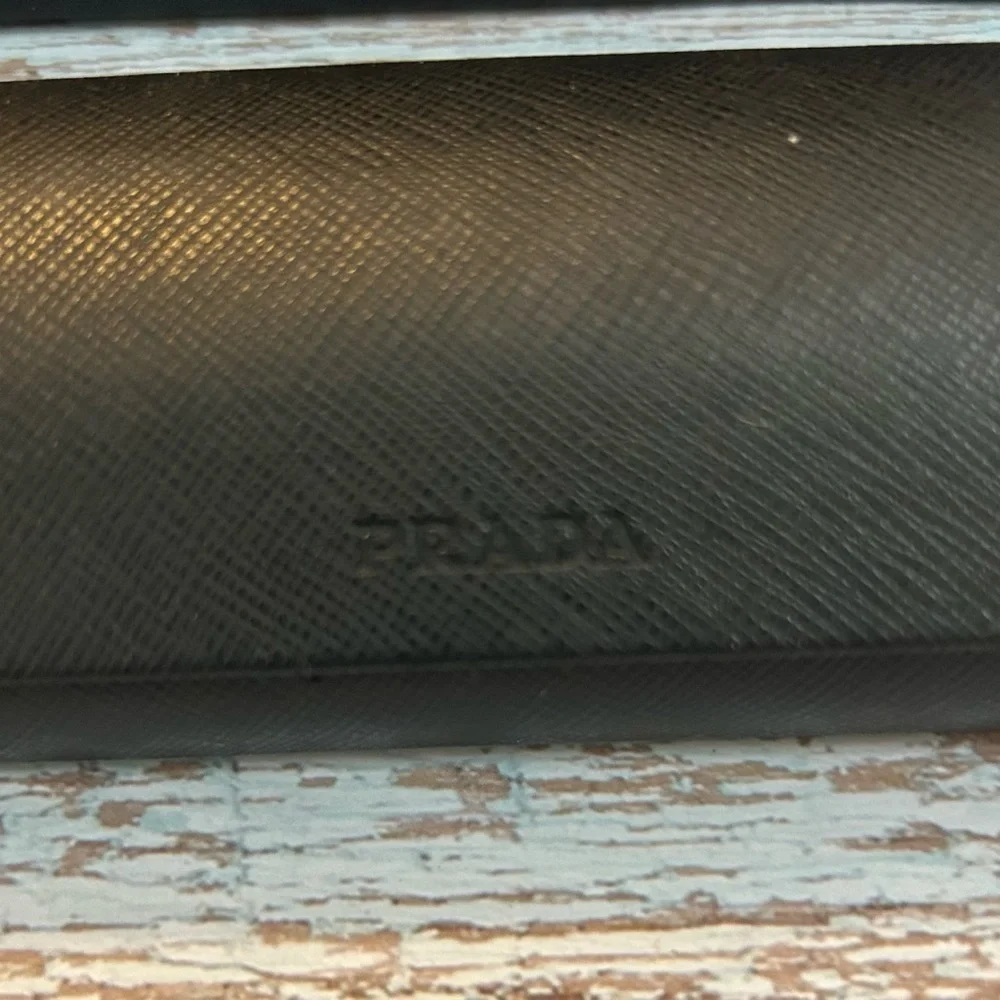 Prada Black Glasses Case with box